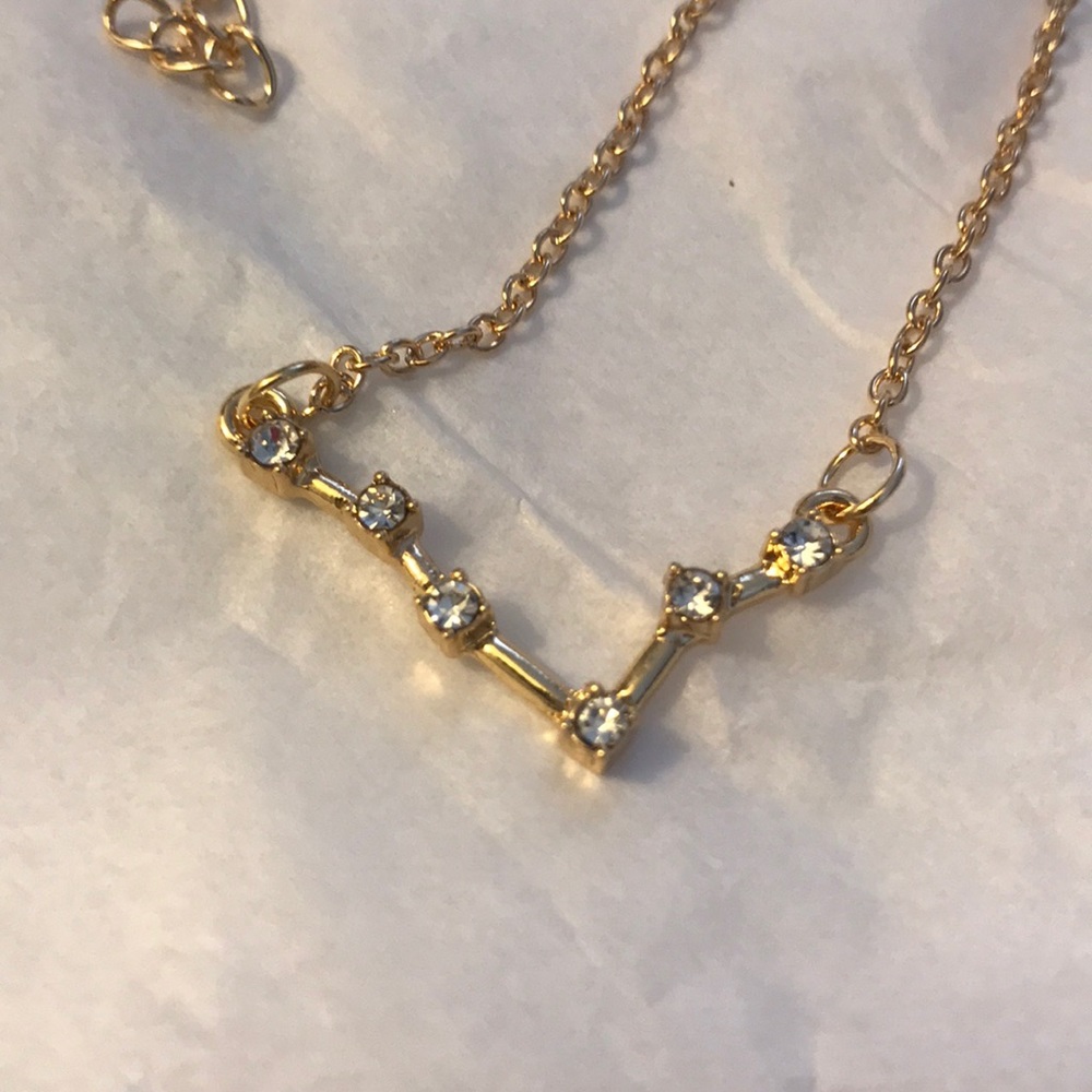 Pisces Gold Tone Necklace